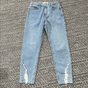 Topshop | High-Rise Straight Leg Jean